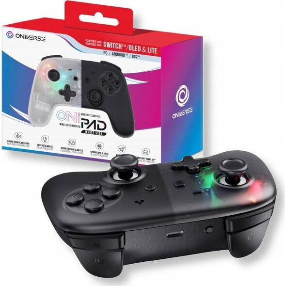 Pad Oniverse Pad bezprzewodowy do konsoli Nintendo Switch czarny one size