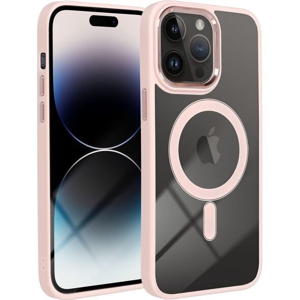 OEM Futerał COLOR EDGE MAG COVER kompatybilny z MagSafe do IPHONE 15 różowy