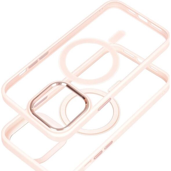 OEM Futerał COLOR EDGE MAG COVER kompatybilny z MagSafe do IPHONE 15 różowy