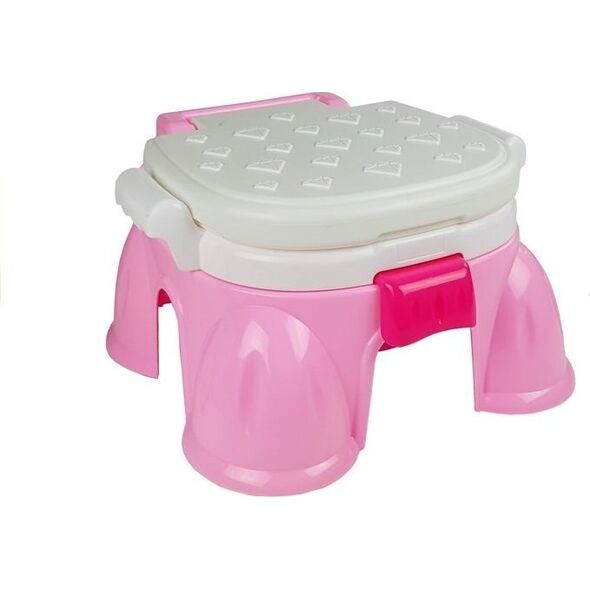 Nocnik Różowy z Diamentem Dla Malucha LEAN Toys