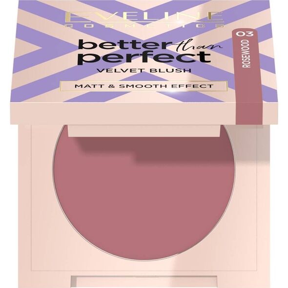 Eveline Eveline Better Than Perfect Velvet Blush 03 Rosewood 2.3g
