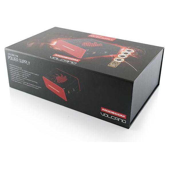 Zasilacz Modecom Volcano 750W (ZAS-MC85-SM-750-ATX-VOLCANO)