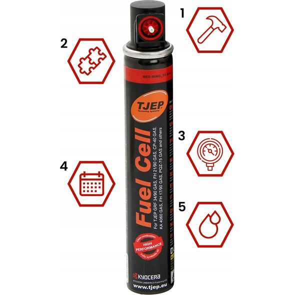 Yato TJEP GRATIS GAZ DO GWOŹDZIAREK RED FUEL CELL