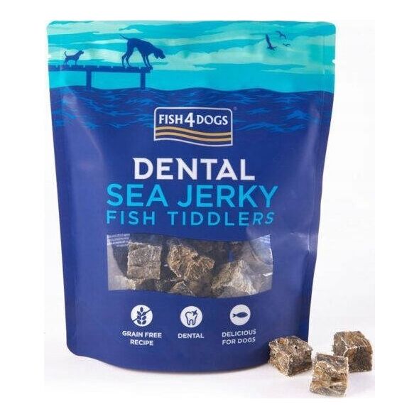 Fish4Dogs FISH4DOGS Dental Sea Jerky Fish Tiddlers - dog treat - 575g