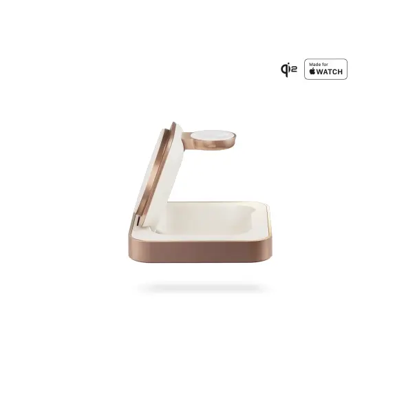 ZENS Nightstand Charger Pro 2 Qi2 15W MagSafe wireless charger (copper)