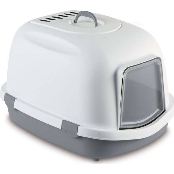 Triton Stefanplast Kuweta Super Queen XXL z filtrem, biało-szary, 71 x 55 x 46,5 cm,