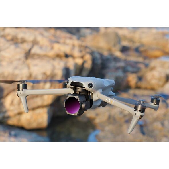 Filtr Kf Zestaw Filtrów Szary Polaryzacyjny ND PL 4w1 ND8 ND16 ND32 ND64 DJI AIR 3S / SKU.2340