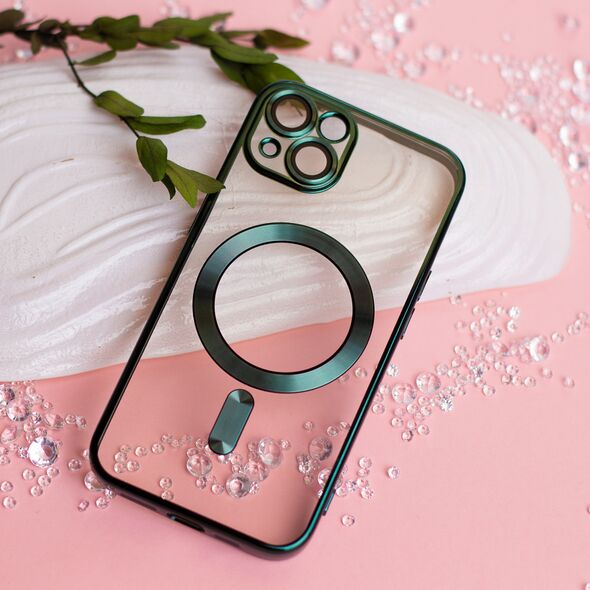 Color Chrome Mag case for Samsung Galaxy S25 green 5906961928078