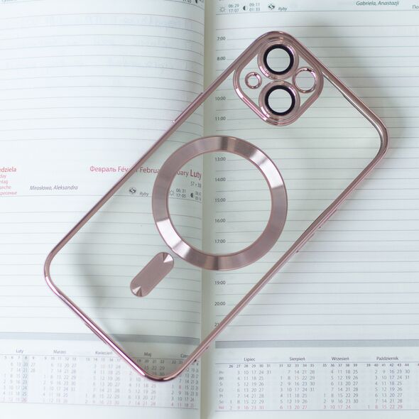 Color Chrome Mag case for Samsung Galaxy S25 rose gold 5906961928108