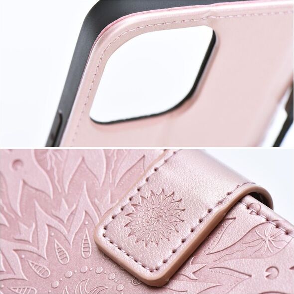 OEM Kabura MEZZO Book do SAMSUNG A13 4G mandala złoty róż