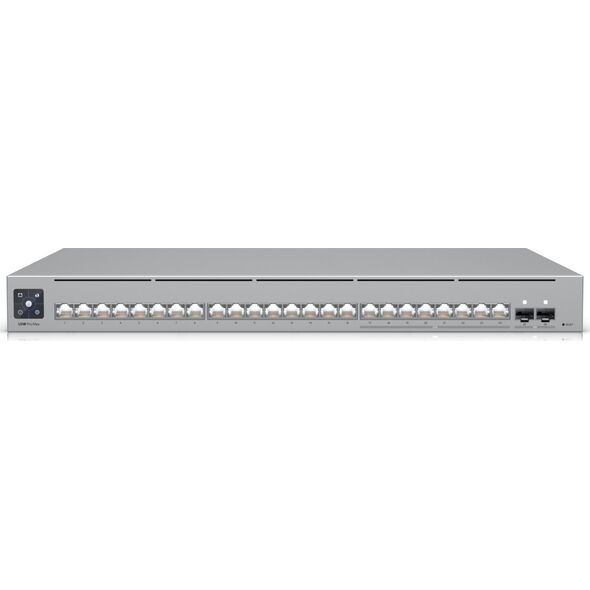 Switch Ubiquiti Ubiquiti Switch UniFi 16xRJ45 GBit/8xRJ45 2.5G/2xSFP+ Managed Max 19" Rack-Mountable, 1,3" Touchscreen