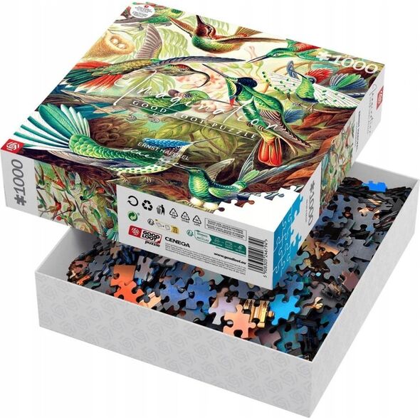 Good Loot Good Loot Puzzle: Ernst Haeckel - Hummingbirds (1000 elementów)