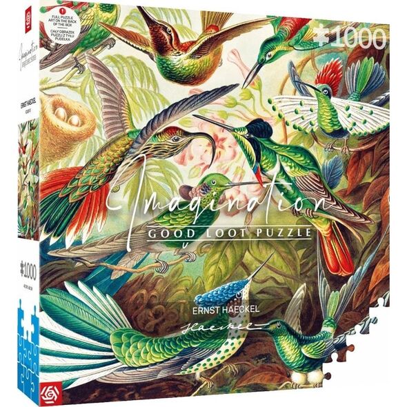 Good Loot Good Loot Puzzle: Ernst Haeckel - Hummingbirds (1000 elementów)
