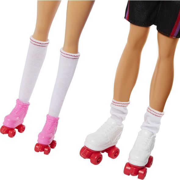 Lalka Barbie Mattel Barbie lalka Fashionistas+Ken na wrotkach HXK90 /4
