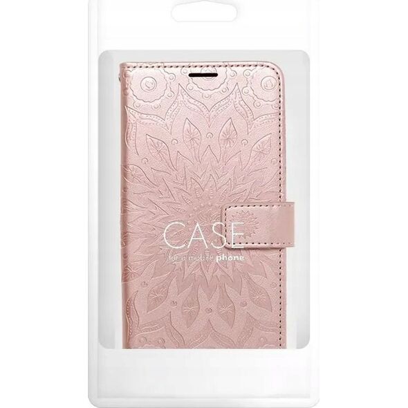 ForCell Kabura MEZZO Book do SAMSUNG A55 5G mandala złoty róż
