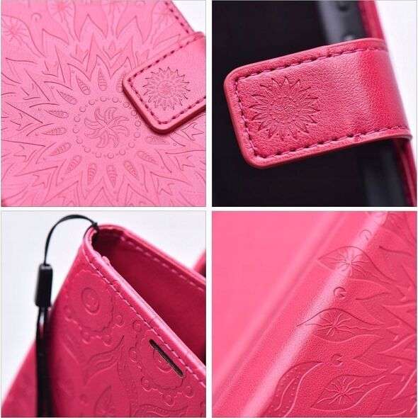 OEM Kabura MEZZO Book do IPHONE 16 Plus mandala magenta