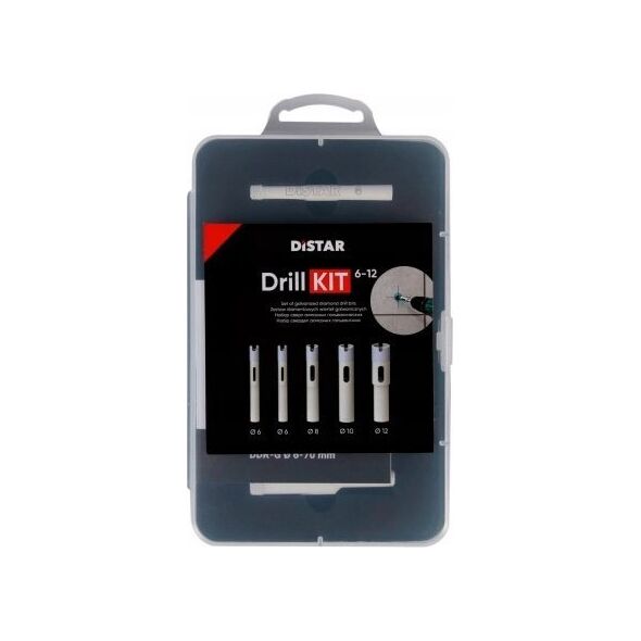 Wiertło Distar Zestaw wierteł diamentowych Distar DrillKIT 6-12