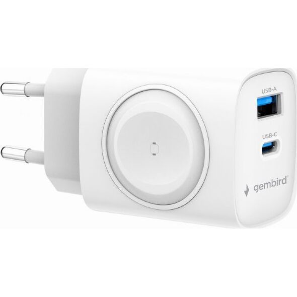Ładowarka Gembird Gembird 2-in-1 20 W Apple Watch and Phone Fast Charger | TA-UC-PDQCW20-01-W