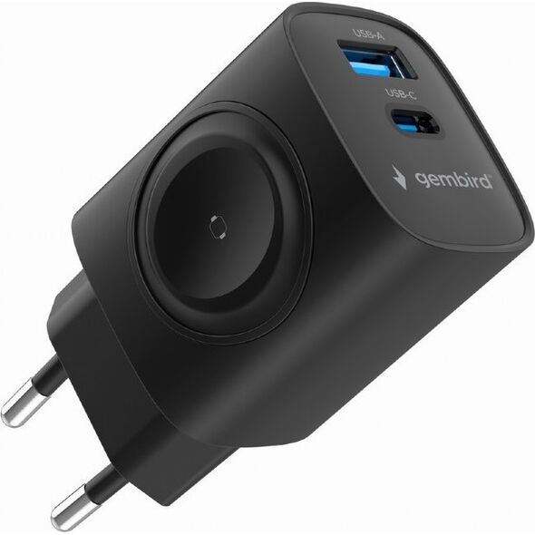 Ładowarka Gembird Gembird 2-in-1 20 W Apple Watch and Phone Fast Charger | TA-UC-PDQCW20-01-BK