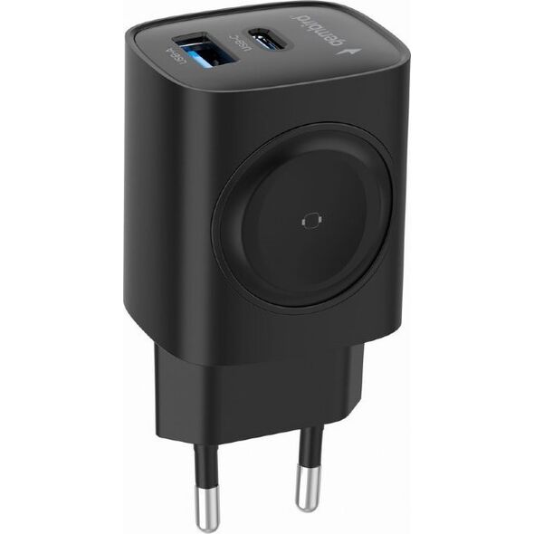 Ładowarka Gembird Gembird 2-in-1 20 W Apple Watch and Phone Fast Charger | TA-UC-PDQCW20-01-BK