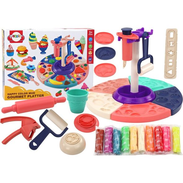 LeanToys Ciastolina Zestaw Kuchnia Wyciskacz Kucharz Akcesoria LEAN Toys 14210903 5905991004011