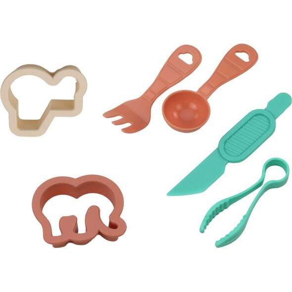 LeanToys Ciastolina Zestaw Kuchnia Wyciskacz Kucharz Akcesoria LEAN Toys 14210903 5905991004011