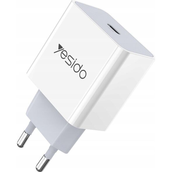 Ładowarka Yesido yesido Ład. sieć. YC27 PD 18W QC USB-C WHITE / BIAŁY