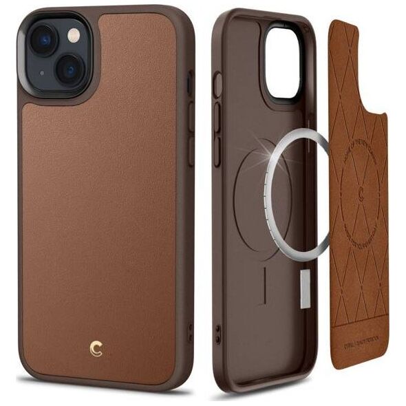 Spigen Etui Spigen Cyrill Kajuk Mag MagSafe Apple iPhone 14 Plus Saddle Brown