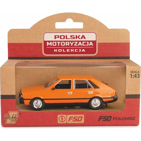 Daffi Pojazd PRL FSO POLONEZ - Pomarańczowy