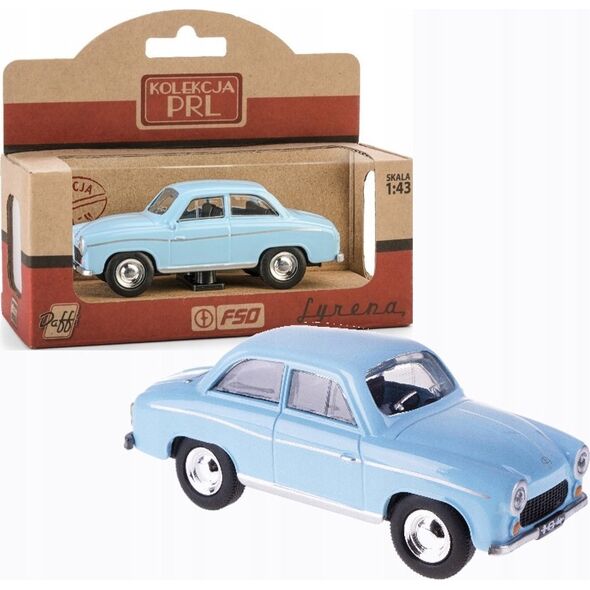 Daffi Pojazd PRL Syrena 104 - Niebieski