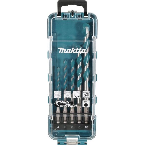 Δράπανο Makita MAKITA UNIVERSAL DRILL SET 1/4" HEX /5 τεμ. 13920013 88381786645