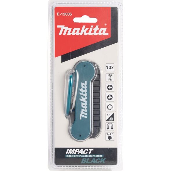 ΣΕΤ ΜΥΡΕΣ ΚΑΤΣΑΒΙΔΙΩΝ Makita MAKITA. IMPACT BLACK 25mm /10τεμ. 13920031 88381589475