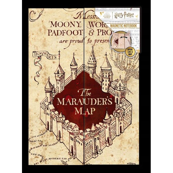 Harry Potter ThumbsUP! Notizbuch A5- Harry Potter - Karte d. Rumtreibers