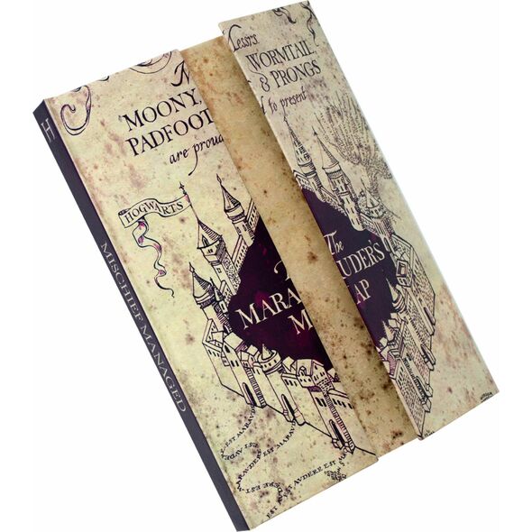 Harry Potter ThumbsUP! Notizbuch A5- Harry Potter - Karte d. Rumtreibers