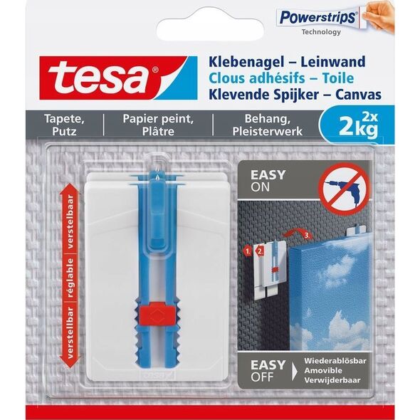 Tesa tesa  Klebenagel Leinwand für Tapeten &amp| Putz (2kg)