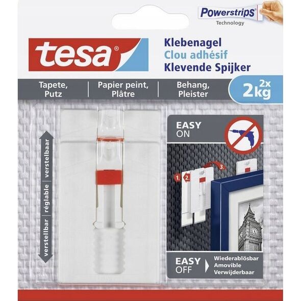 Tesa tesa  Klebenagel Leinwand für Tapeten &amp| Putz (2kg)
