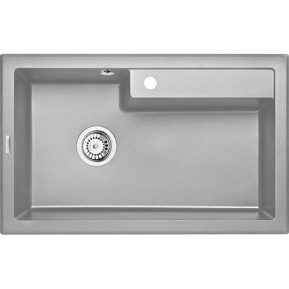 Zlewozmywak Deante . ERIDAN SZARY METALIK GRANIT 1K 800X500X220 + SPACE SAVER