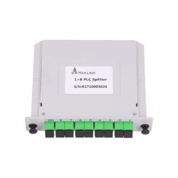 ExtraLink EXTRALINK 1:8 PLC SPLITTER SC/APC SLOT TYPE
