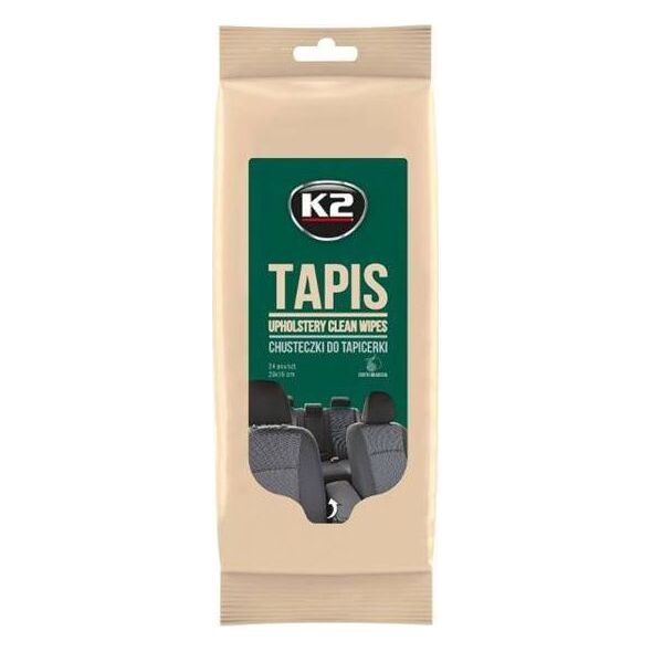 K2 TAPIS WIPES Chusteczki do tapicerki materiałowej, 24 szt.