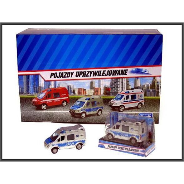 Hipo Mini Van Policja 8cm w pud.