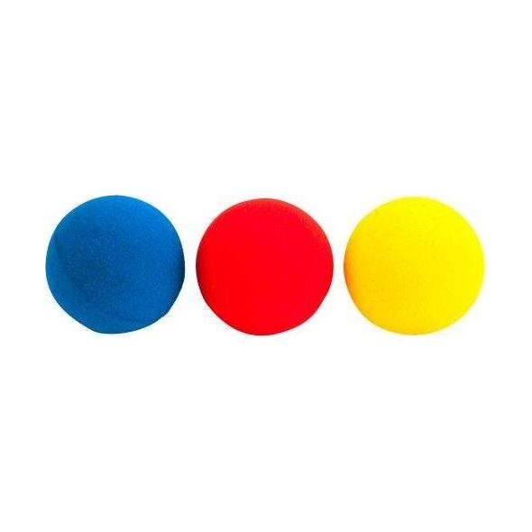 Tupiko Piłki, piłęczki z gąbki 70 mm - 3 szt. dla dzieci uniw