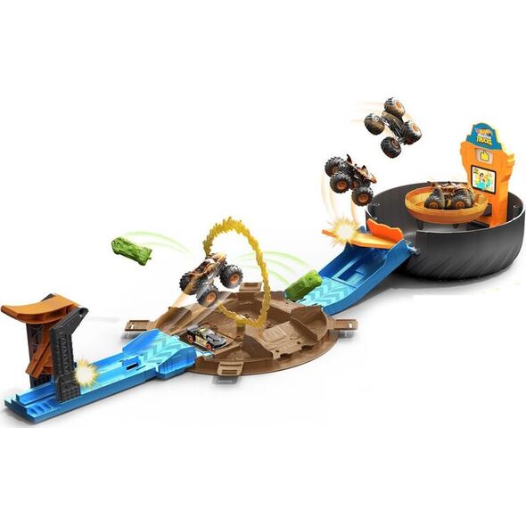 Hot Wheels Wyrzutnia Monster Truck Opona  (GVK48)