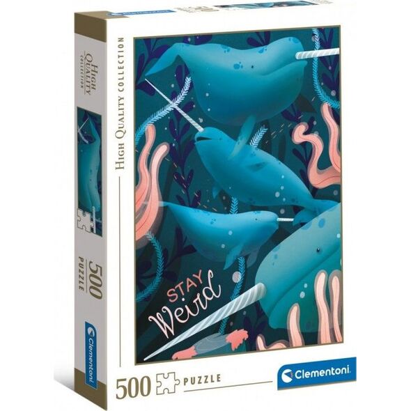 Clementoni Puzzle 500 Fantastyczne zwierzęta Narwale 35099