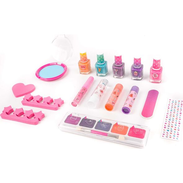Canenco Create it! zestaw pachnący make-up i manicure z brokatem