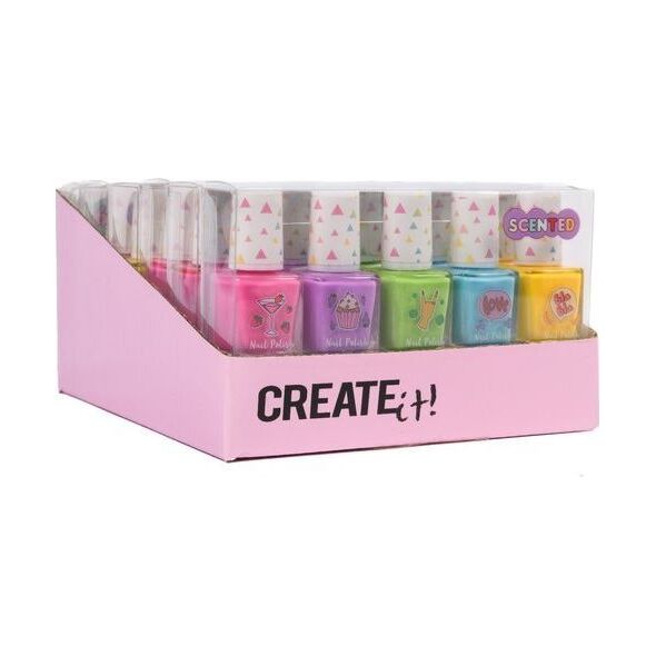 ZESTAW 5 PACHĄCYCH LAKIERÓW DO PAZNOKCI CREATE IT! standard