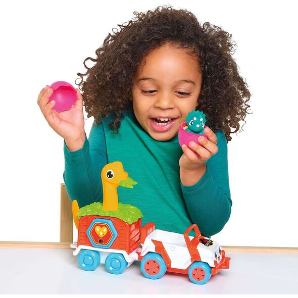 Tomy Toomies jeep z dino przyczepą Jurassic World TOMY