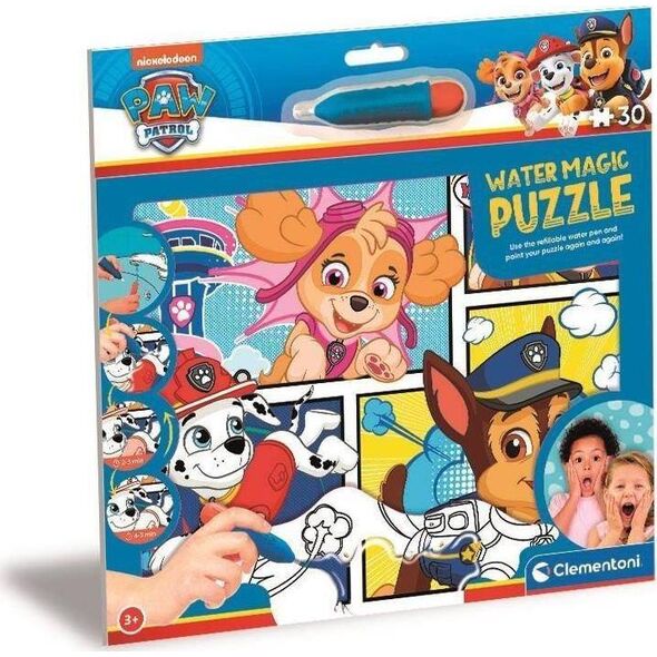 Clementoni Puzzle 30 Water Magic Paw Patrol