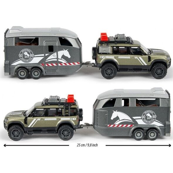 Majorette MAJORETTE Grand Land Rover Zestaw Dżokeja 25cm