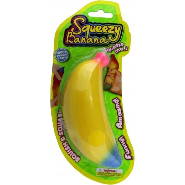 Hipo Banan super rozciągliwy, antystresowy / gniotek 14cm, kolory tęczy 620940 mix cena za 1 szt op.24szt