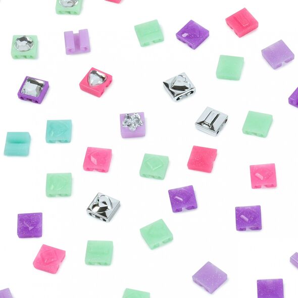 Spin Master Zestaw do tworzenia bransoletek PopStyle Glitter & Gem Expension Pack